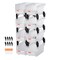 Stackable Plastic Storage Bins 14 Liter Durable Organizer with Front Access Label Stickers